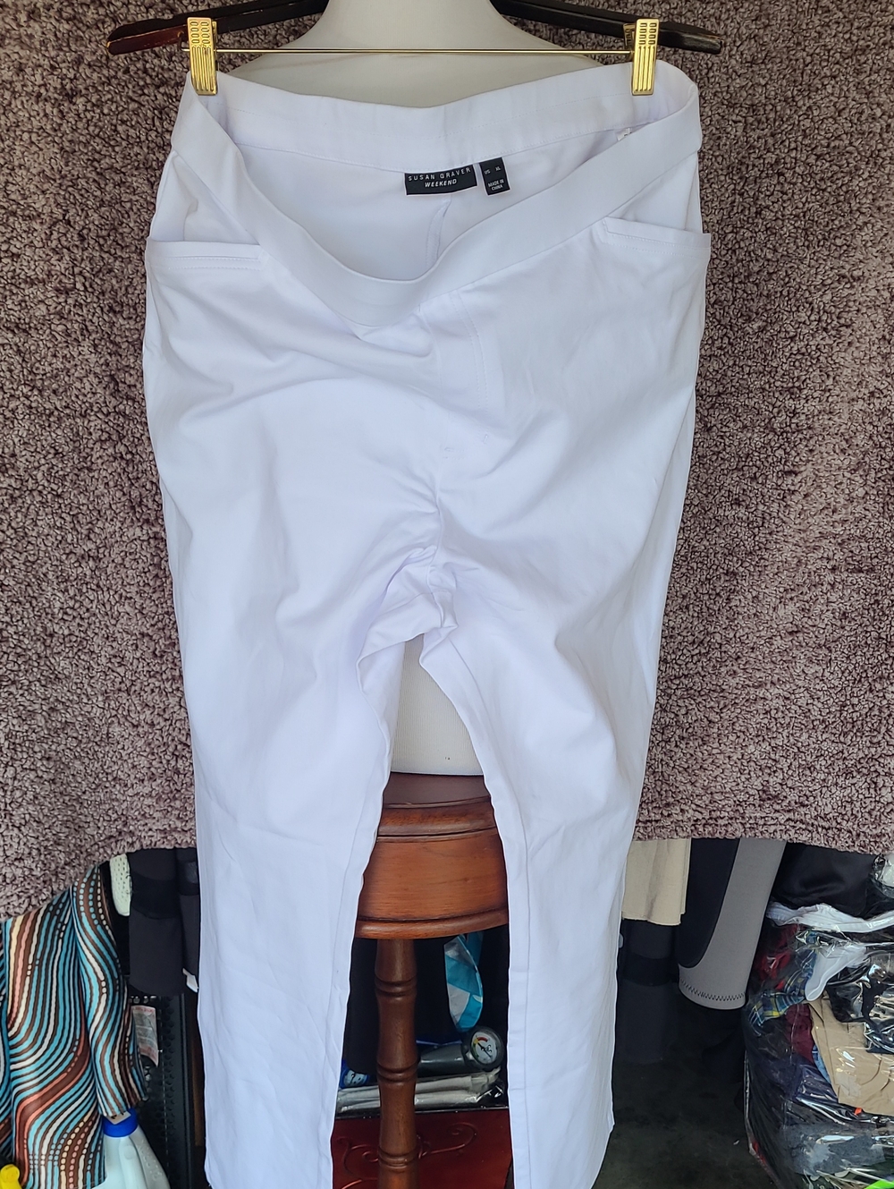 Pants bysusan Graver,size XL.white